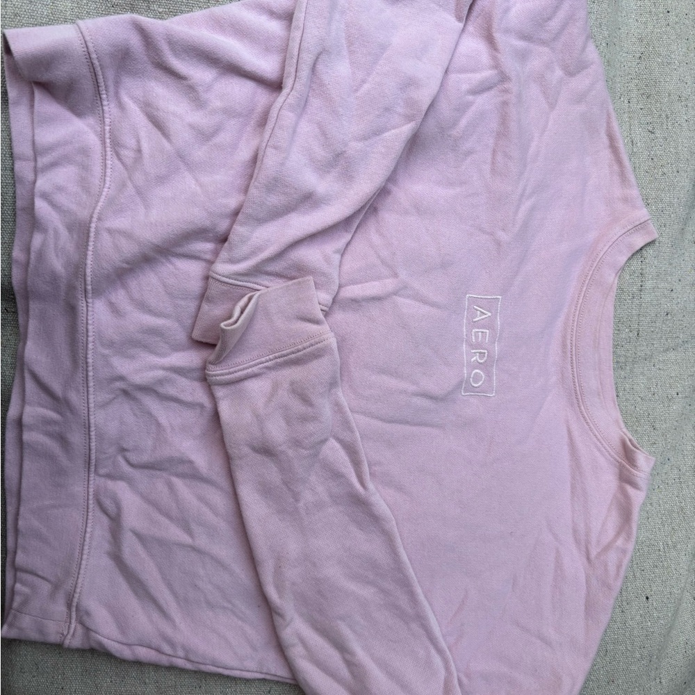 Aeropostale Soft Pink Fleece Top